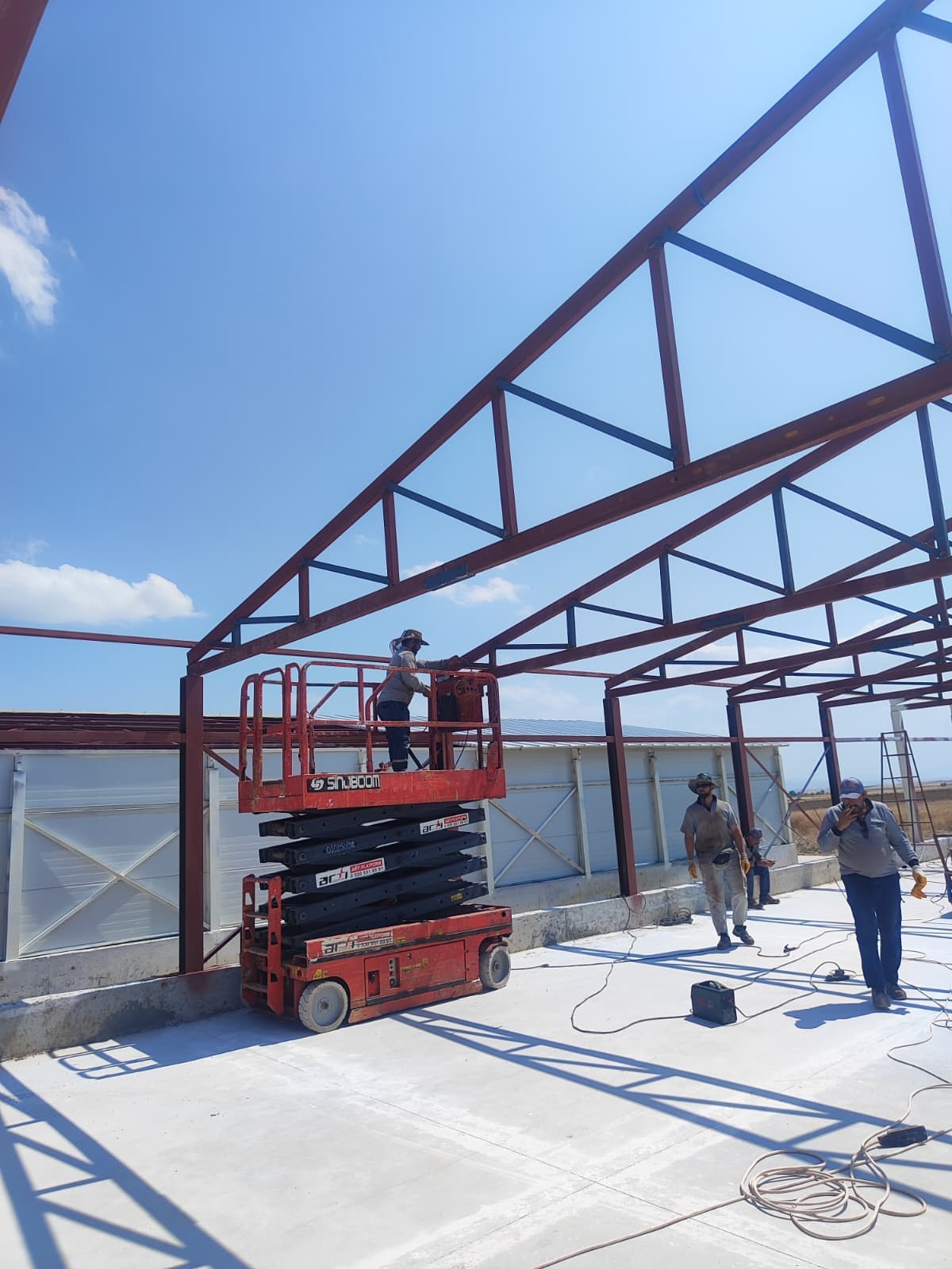 Bozüyük Lojistik Terminali Platform Kiralama saha çalışması